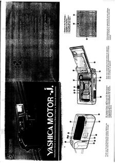 Yashica J Motor manual. Camera Instructions.